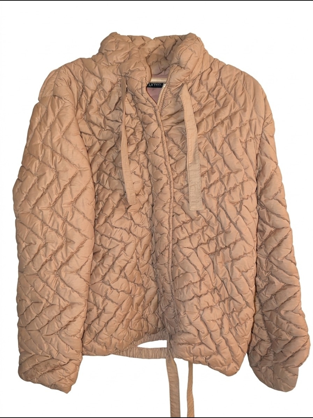Quilted Bomber Puffer Jacket